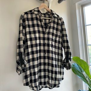Gingham button down
